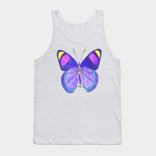 Purple Butterfly Tank Top